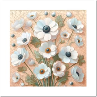 Anemone Flowers Posters and Art